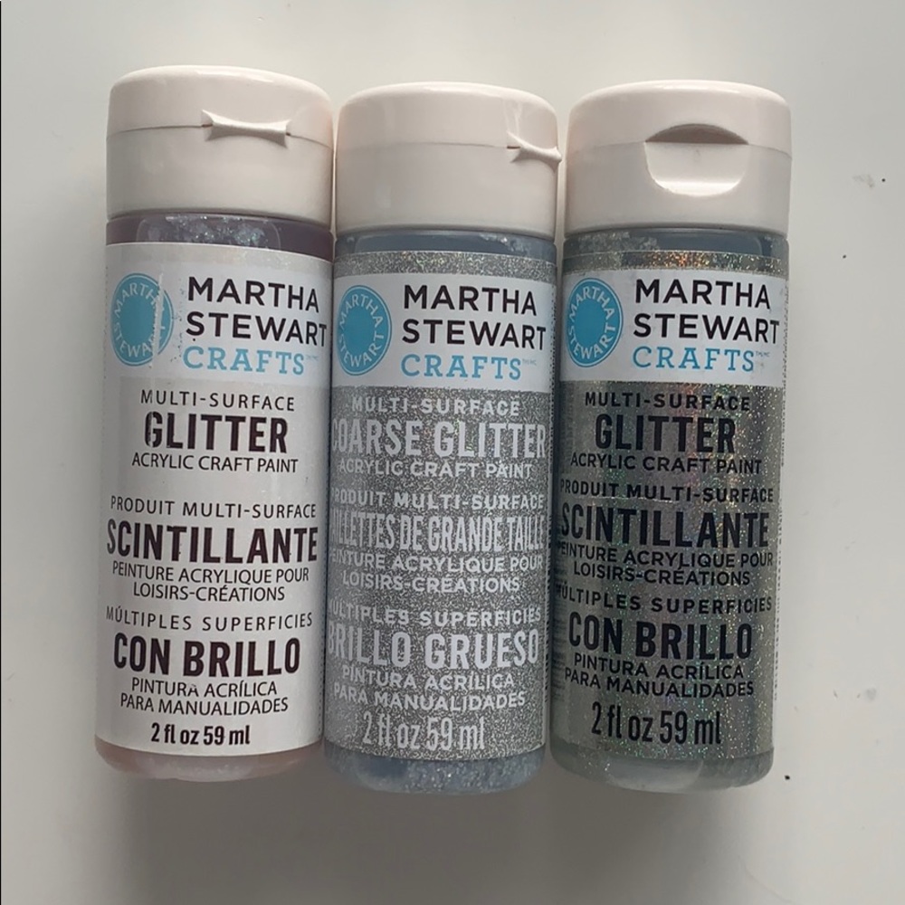 Martha Stewart multi-surface glitter paint